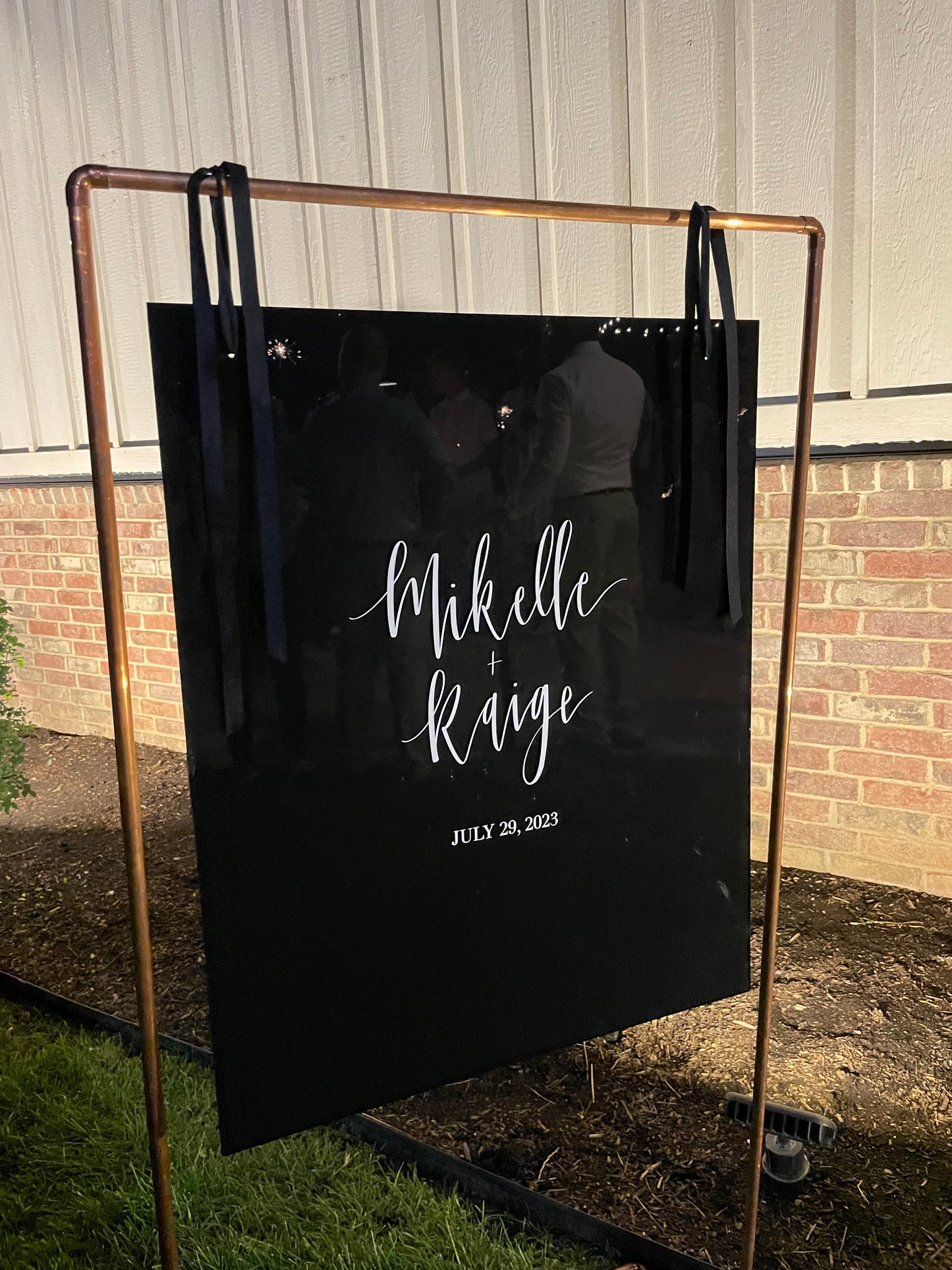 Welcome Wedding Acrylic Sign
